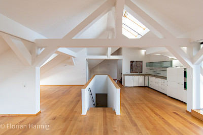 Malerarbeiten in einer Freiburger Wohnung. Gestrichen mit Keimfarben